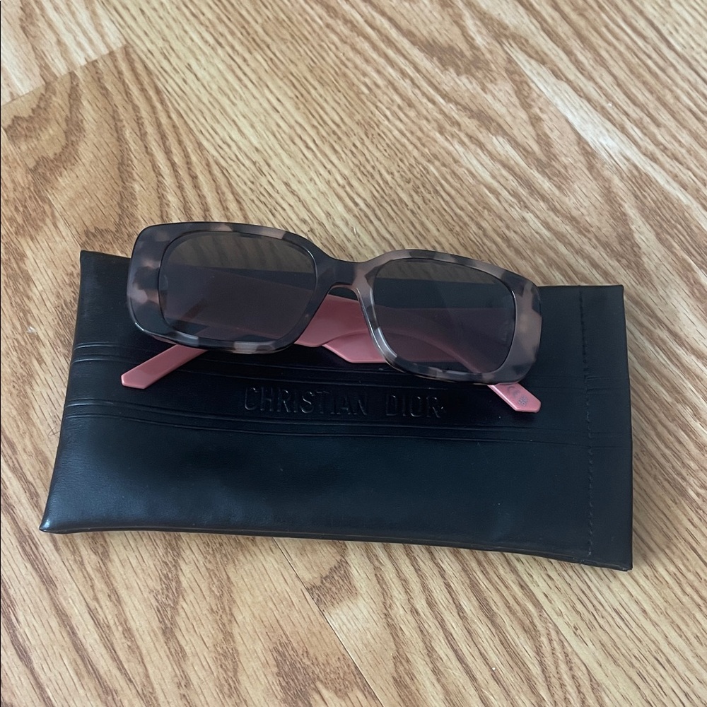 Dior Pink and Tortoise Sunglasses